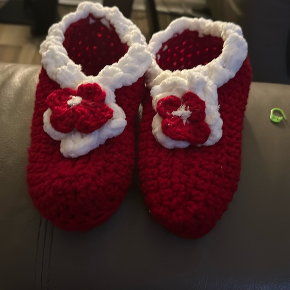 This item is a woman Bootie Handmade and Crochet just for you.